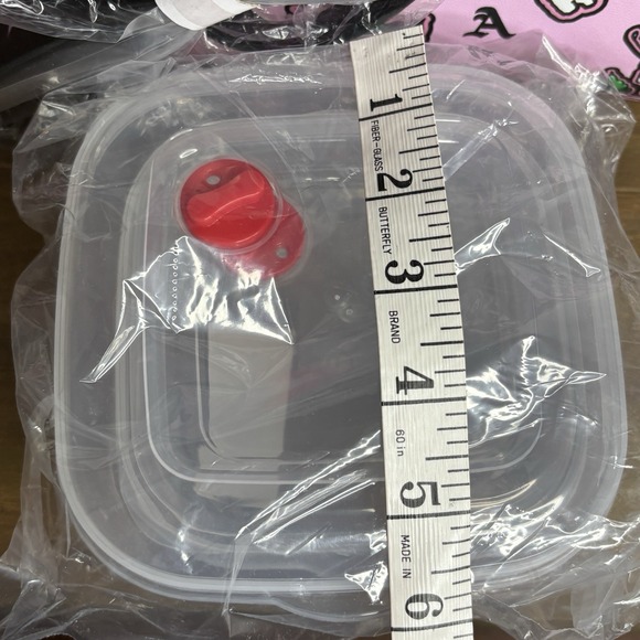 Ed Hardy Pink Y2K‎ Thermal Lunch Tote Hot or Cold Dual Straps Skulls Butterflies - Picture 14 of 15